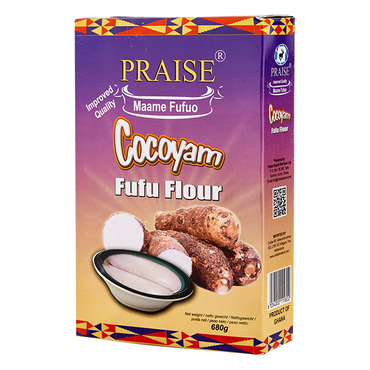 Praise Cocoyam fufu Flour  Maame Fufu
